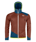 "SWISSWOOL COL BECCHEI HYBRID JACKET M" - "clay orange"