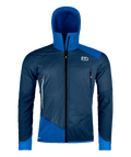 "SWISSWOOL COL BECCHEI HYBRID JACKET M" - "deep ocean"
