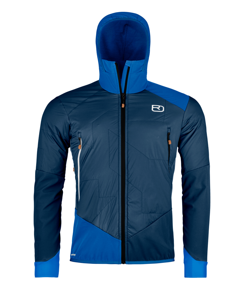 "SWISSWOOL COL BECCHEI HYBRID JACKET M" - "deep ocean"