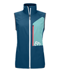 "BERRINO VEST W" - "petrol blue"