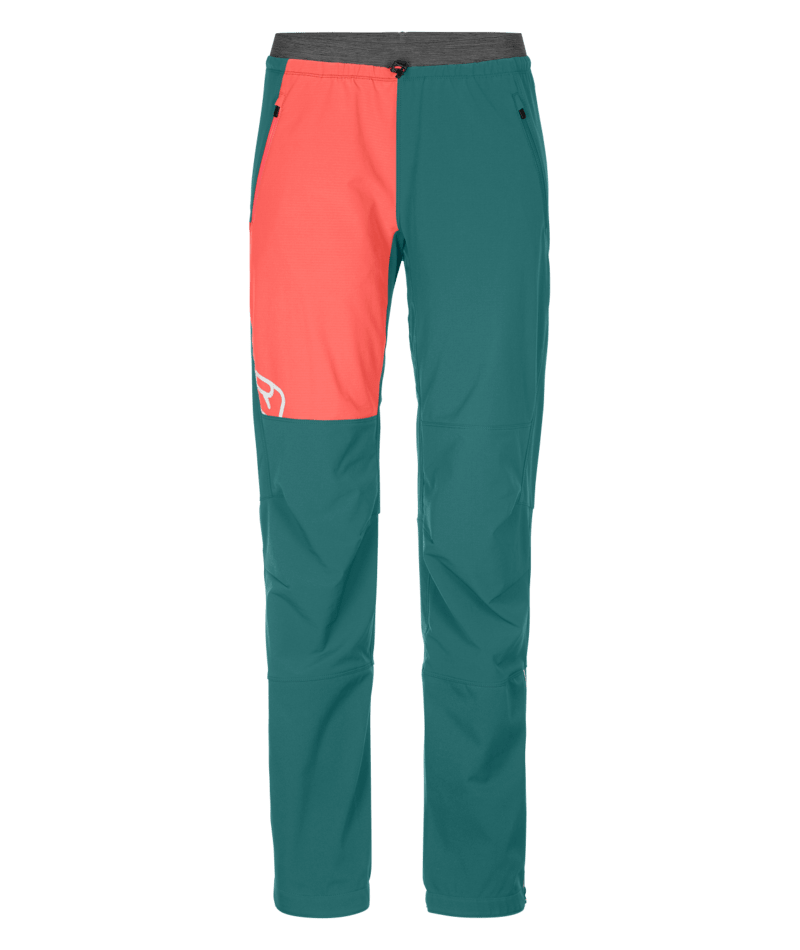 "BERRINO PANTS W" - "pacific green"
