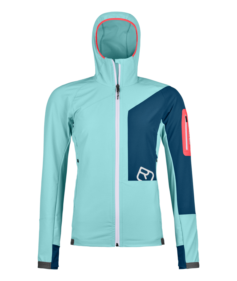 "BERRINO HOODED JACKET W" - "ice waterfall"