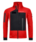 "RESCUE SOFTSHELL JACKET M" - "rescue red"