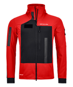 "RESCUE SOFTSHELL JACKET M" - "rescue red"
