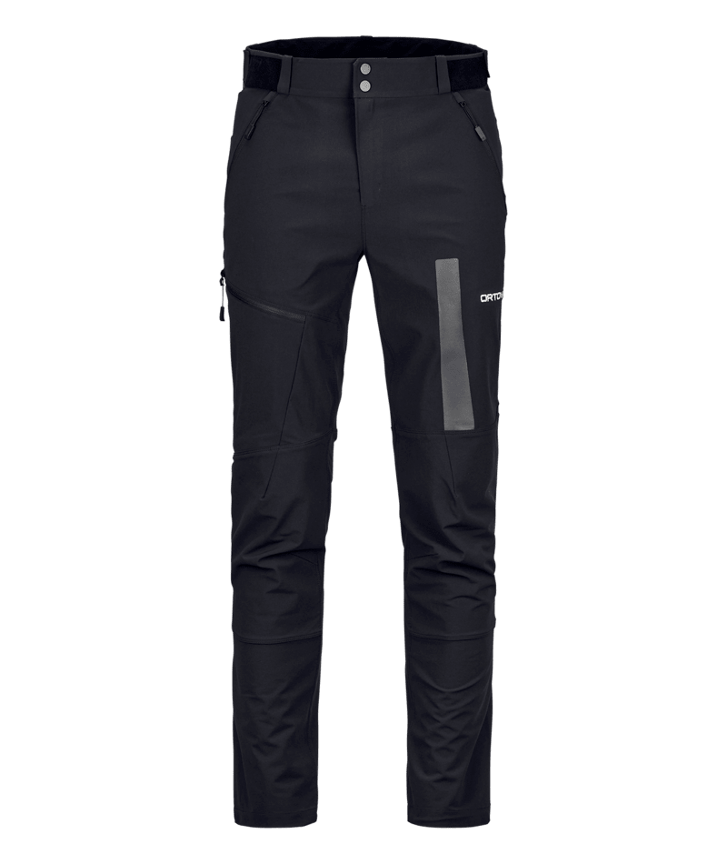 "RESCUE SOFTSHELL LIGHT PANTS M" - "deep black"