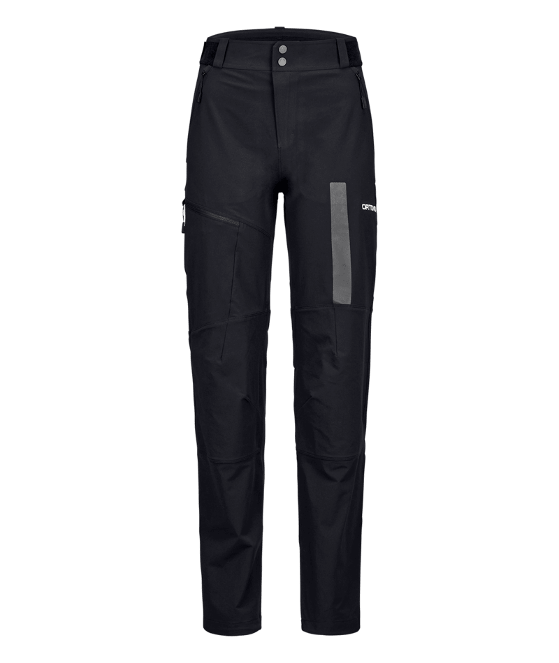 "RESCUE SOFTSHELL LIGHT PANTS W" - "deep black"