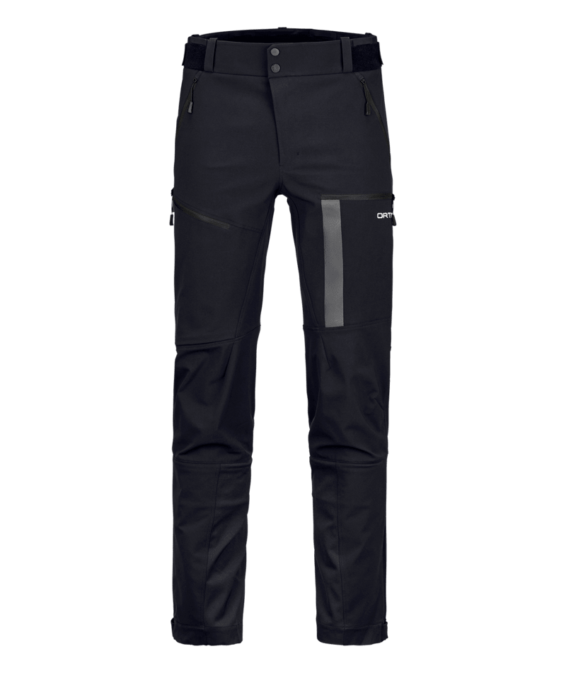 "RESCUE SOFTSHELL PLUS PANTS M" - "deep black"
