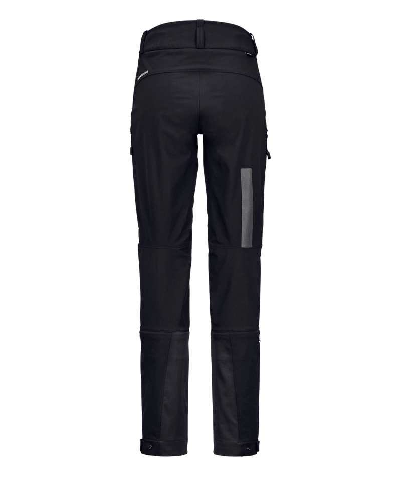 "RESCUE SOFTSHELL PLUS PANTS W" - "deep black"