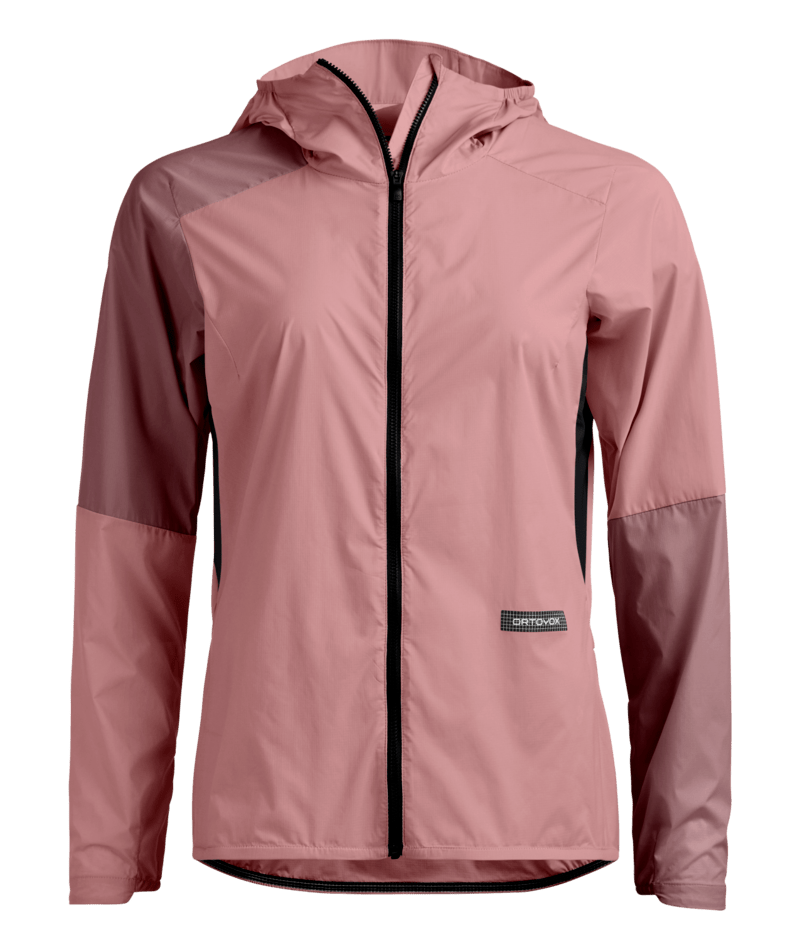 "SEQUENCE WIND JACKET W" - "dusk rose"