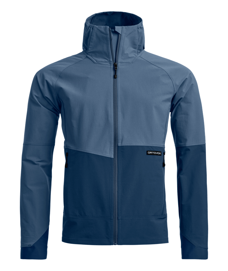 "VENET SOFTSHELL HOODED JKT M" - "light nunatak"