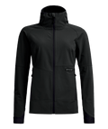 "VENET SOFTSHELL HOODED JKT W" - "black raven"