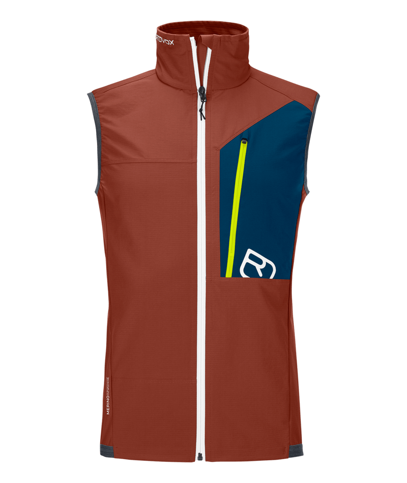 "BERRINO VEST M" - "clay orange"