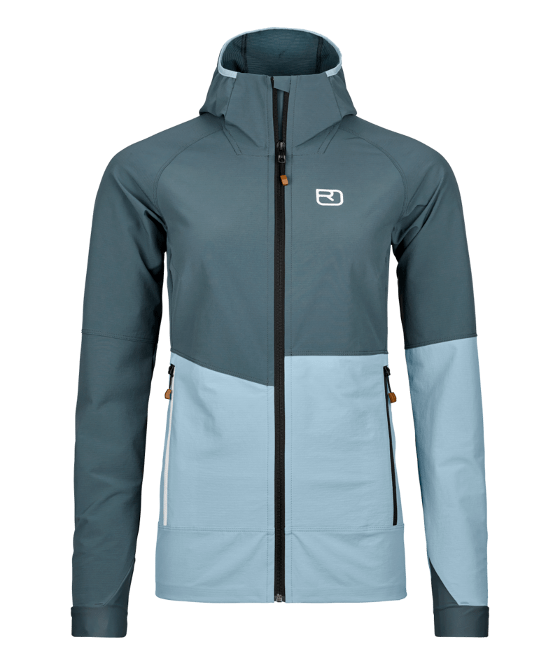 "PUNTA BERRINO HOODED JACKET W" - "dark arctic grey"