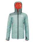 "SWISSWOOL ZINAL JACKET W" - "ice waterfall"