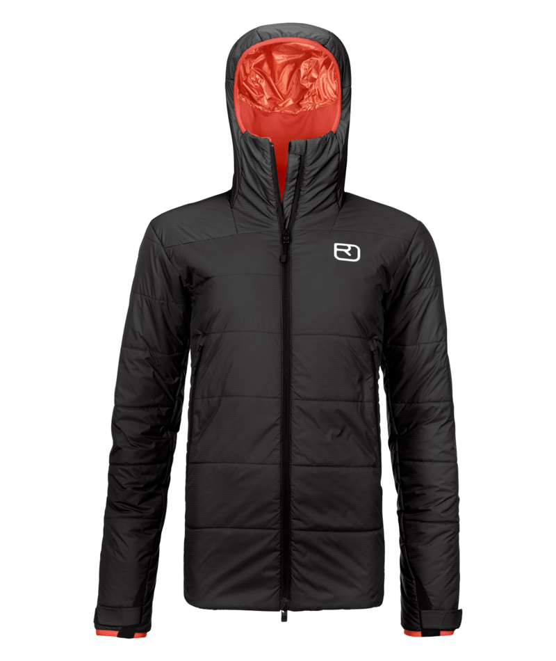 "SWISSWOOL ZINAL JACKET W" - "black raven"
