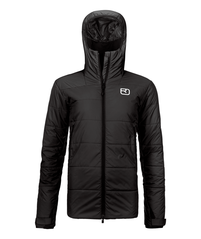 "SWISSWOOL ZINAL JACKET W" - "black raven"
