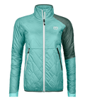 "SWISSWOOL PIZ VIAL JACKET W" - "ice waterfall"
