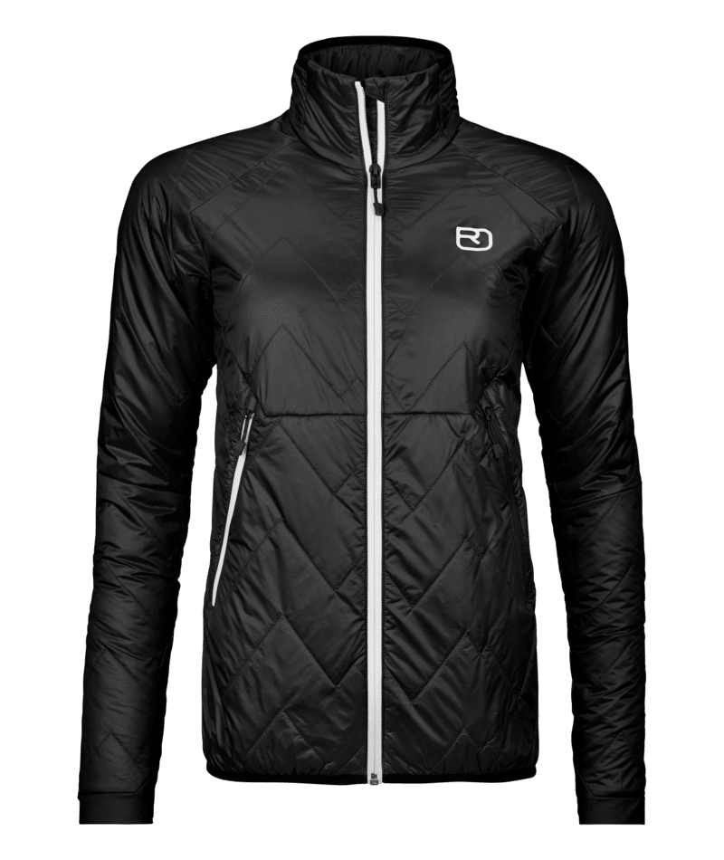 "SWISSWOOL PIZ VIAL JACKET W" - "black raven"