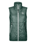 "SWISSWOOL PIZ VIAL VEST W" - "arctic grey"