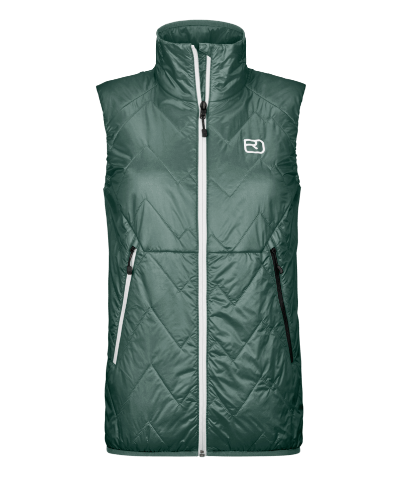"SWISSWOOL PIZ VIAL VEST W" - "arctic grey"