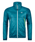 "SWISSWOOL PIZ VIAL JACKET M" - "mountain blue"