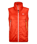 "SWISSWOOL PIZ VIAL VEST M" - "hot orange"