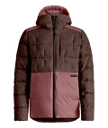 "DOWNWOOL 270 JACKET W" - "dark chestnut"