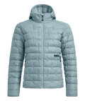 "DOWNWOOL 180 HOODED JACKET W" - "glacier grey"