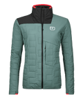 "SWISSWOOL PIZ SEGNAS JACKET W" - "arctic grey"