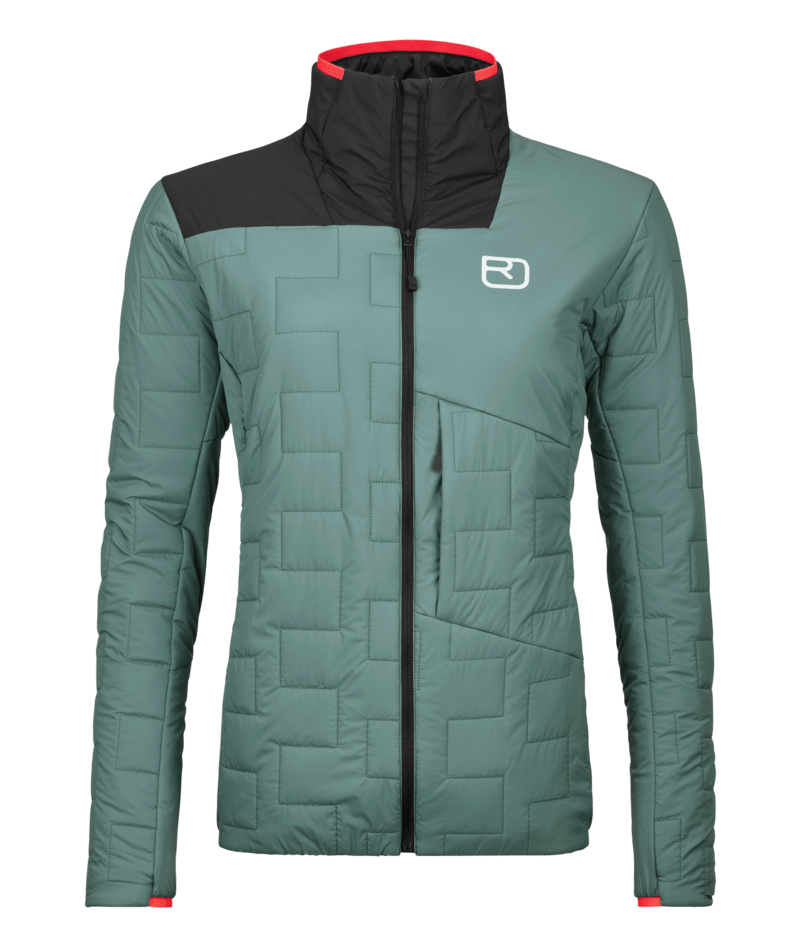 "SWISSWOOL PIZ SEGNAS JACKET W" - "arctic grey"