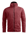 "SWISSWOOL PIZ DUAN JACKET M" - "red malbec"