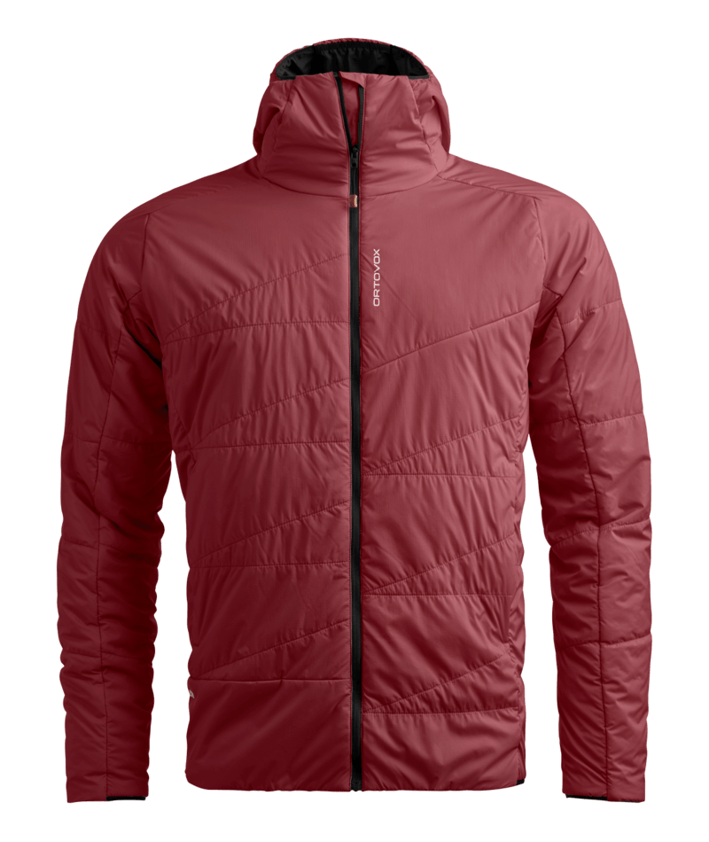 "SWISSWOOL PIZ DUAN JACKET M" - "red malbec"