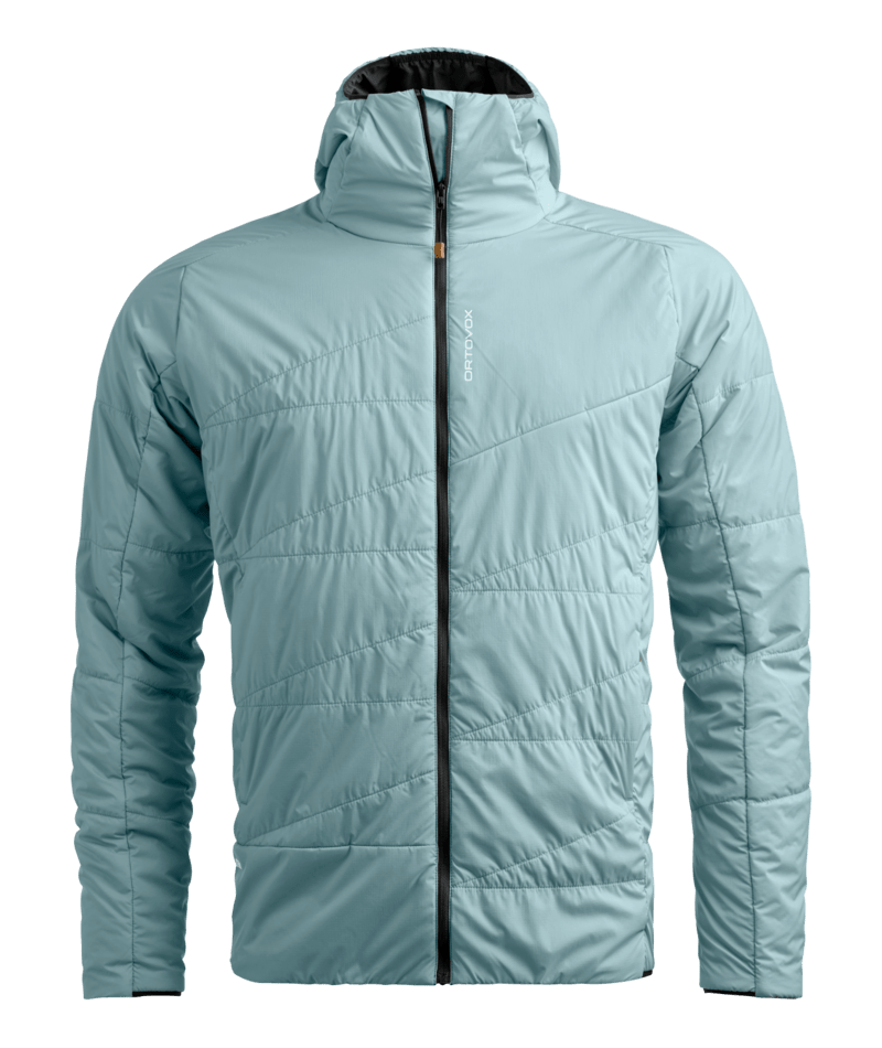 "SWISSWOOL PIZ DUAN JACKET M" - "glacier grey"