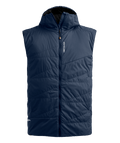"SWISSWOOL PIZ DUAN VEST M" - "blue nunatak"