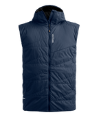 "SWISSWOOL PIZ DUAN VEST M" - "blue nunatak"