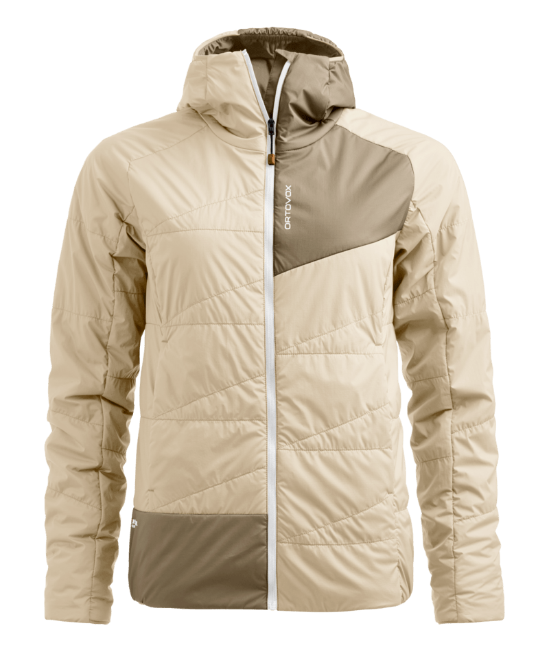 "SWISSWOOL PIZ DUAN JACKET W" - "white chalk"