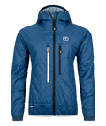 "SWISSWOOL PIZ BOÈ JACKET W" - "sea surface"