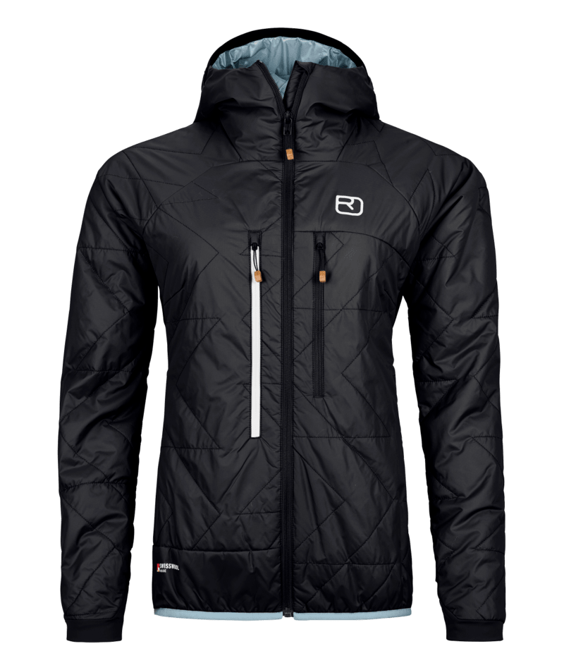 "SWISSWOOL PIZ BOÈ JACKET W" - "black raven"