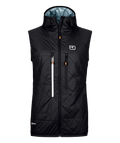 "SWISSWOOL PIZ BOÈ VEST W" - "black raven"