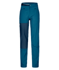 "BRENTA PANTS W" - "petrol blue"