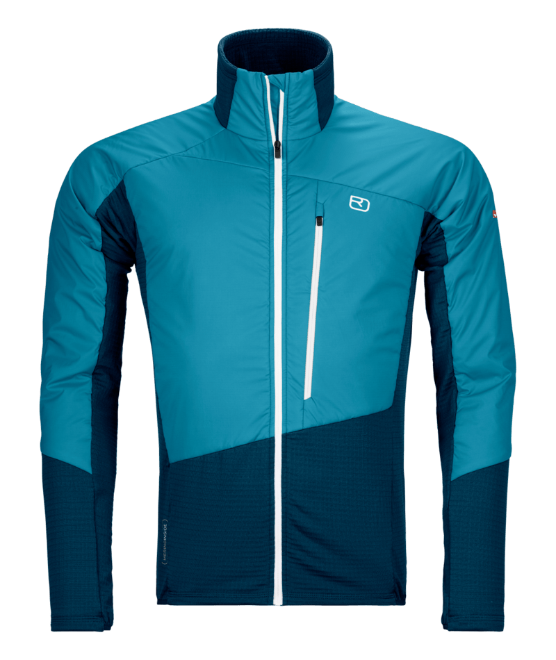 "WESTALPEN SWISSWOOL HYBRID JACKET M" - "mountain blue"