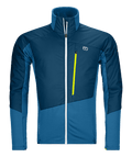 "WESTALPEN SWISSWOOL HYBRID JACKET M" - "petrol blue"