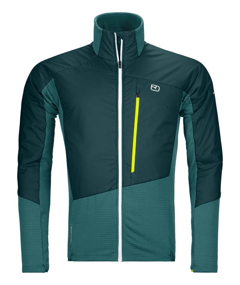 "WESTALPEN SWISSWOOL HYBRID JACKET M" - "dark pacific"