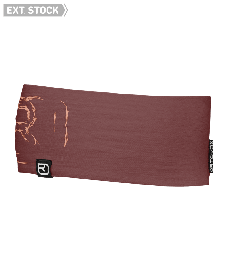 "120 TEC LOGO HEADBAND" - "mountain rose"