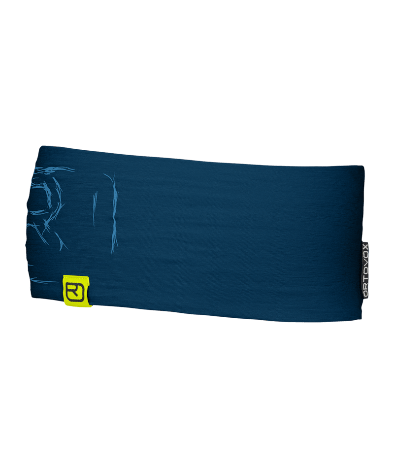 "120 TEC LOGO HEADBAND" - "petrol blue"