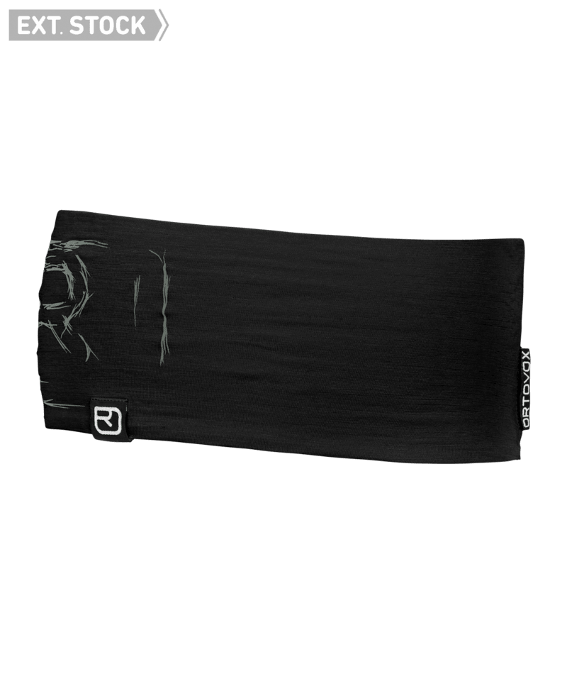 "120 TEC LOGO HEADBAND" - "black raven"