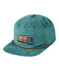 "VINTAGE BADGE CAP" - "pacific green"