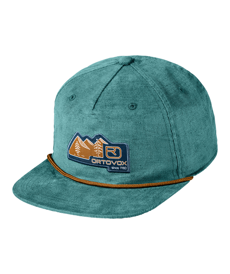 "VINTAGE BADGE CAP" - "pacific green"