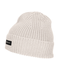 "COZY RIB BEANIE" - "white tea"