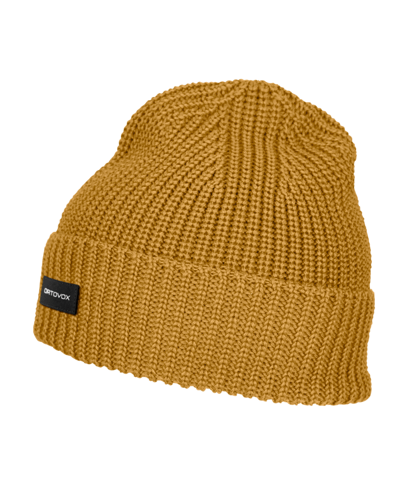 "COZY RIB BEANIE" - "wild cumin"